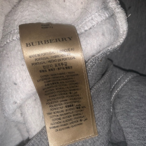 Vintage Grey Burberry Sweatshirt - Picture 7 of 7